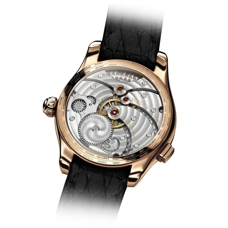 Reloj Montblanc Colección Villeret Tourbillon Cylindrique Geosphères Vasco da Gama